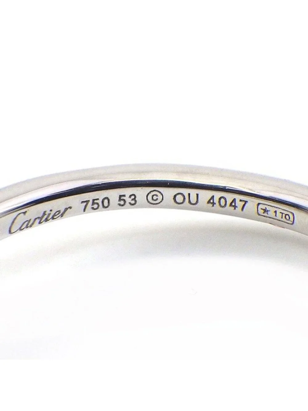 Cartier Ring Hindu Lotus Water Lilies Points Diamond 18K White Gold